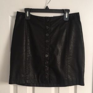 Free People Oh Snap Mini Skirt